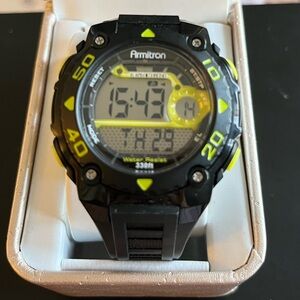Armitron Black and Neon Digital Watch